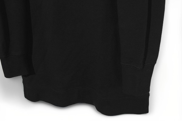 【中古】Martin Margiela 1 マルタンマルジェラ 1 FRINGED DETAIL HOODY M BLACK ブラック S51GU0052 /●☆_4