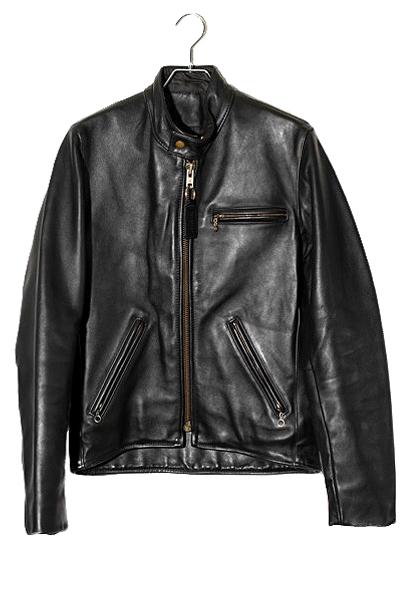 【中古】Vanson Leathers バンソンレザー MODEL B Leather Motorcycle Jacket シングルライダース 38 Made in USA