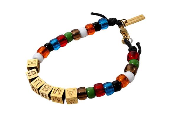 【中古】AMBUSH アンブッシュ NOBO BEADS BRACELET ビーズ ブレスレット GOLD ゴールド Made in Japan