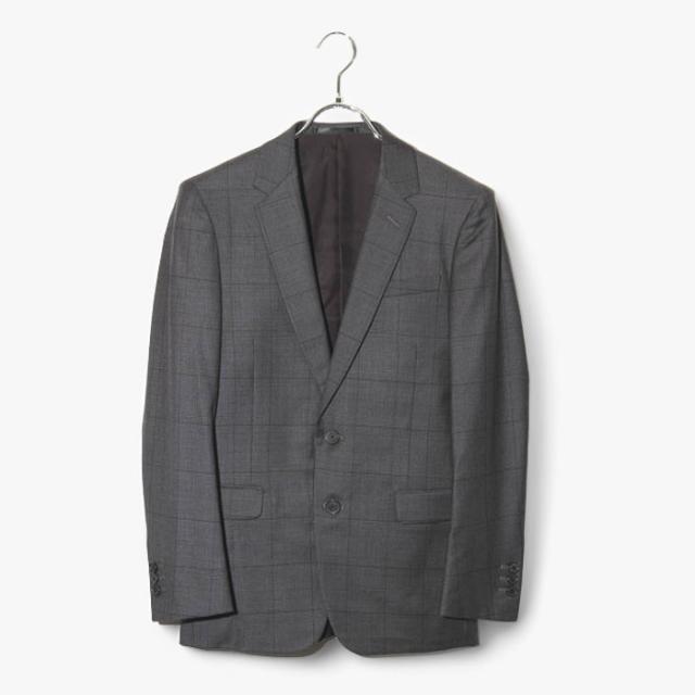 【中古】トゥモローランド Ermenegildo Zegna ゼニア社製 チェック 2B シングルスーツ セットアップ