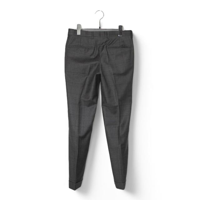 【中古】トゥモローランド Ermenegildo Zegna ゼニア社製 チェック 2B シングルスーツ セットアップ_3
