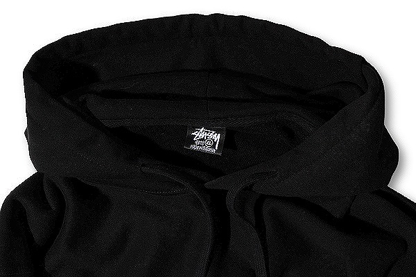 【中古】STUSSY ステューシー World Tour pullover Hoodie ワールドツアー プルオーバー パーカー XL BLACK ブラック_3