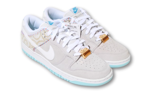 【中古】26.5cm 未使用品 NIKE ナイキ Dunk Low "Barber Shop Grey" ダンク ロー US8.5 H7614-500