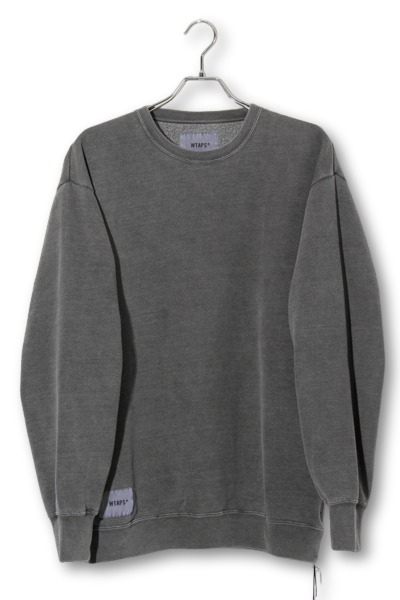 【中古】WTAPS ダブルタップス Sign 01 / Sweater / CTPL "Black"