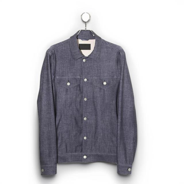 【中古】 24SS junhashimoto ジュンハシモト 24S/S 3rd JACKET U.S.O.DENIM デニムプリント ジャケット 4 1042410003