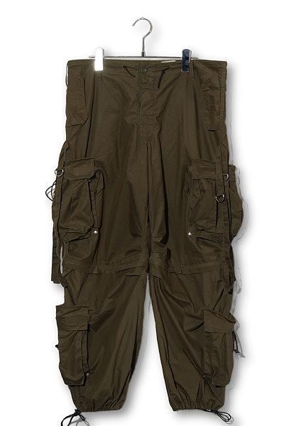 【中古】GS THE ULTIMATE EXPERIENCE Y2K パラシュートカーゴパンツ M khaki カーキ /● メンズ