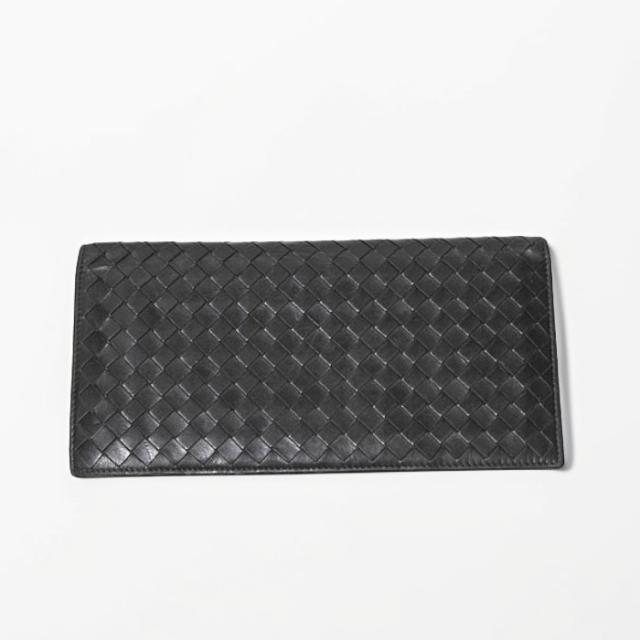 【中古】BOTTEGA VENETA ボッテガヴェネタ イントレチャート パスポートケース 二つ折り長財布 札入れ 162148 V0013