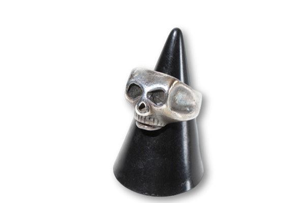 【中古】FLASH POINT フラッシュポイント JIM SKULL RING Solid Type ジムスカルリング ソリッドタイプ Sv925 Silver