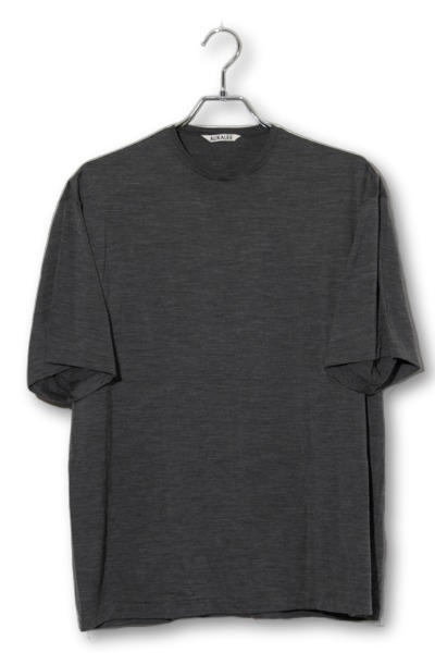 【中古】2025AW AURALEE オーラリー HARD TWIST KNIT TEE 3BLACK 黒いこと A25AT02WT /● メンズ