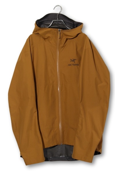 【中古】ARC'TERYX GORE-TEX ZETA SL ナイロン シェル ジャケット L beige ベージュ 21776-119614 /● メンズ