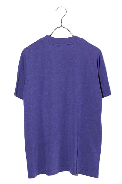 【中古】未使用品 Yonetomi ヨネトミ SILK KNIT TEE SHORT SLEEVE シルク100％ 半袖 ニット 2 パープル 95-242-024