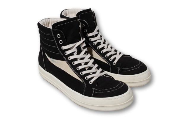 【中古】27cm DRKSHDW ダークシャドウ VINTAGE HIGH SNEAKS 42 BLACK/MILK/MILK DU02D2810 イタリア製 /● メンズ_1