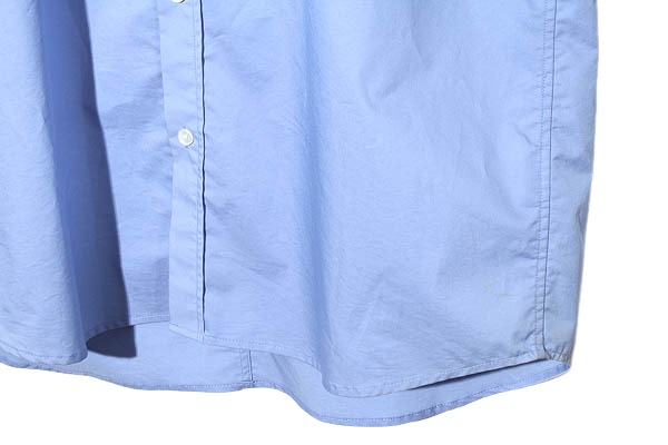 【中古】CINOH チノ S/S SHIRT 半袖 バンドカラー シャツ 46 BLUE ブルー 22SST309 /◆ メンズ_3