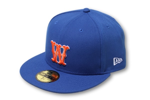 【中古】26SS 未使用品 WACKO MARIA × NEWERA NEW ERA / 59FIFTY CAP ベースボールキャップ 帽子 7 1/2 BLUE
