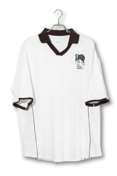 【中古】YGM YES GOOD MARKET × 中田みのり JERSEY SHT ジャージ ゲームシャツ MENS WHITE ホワイト /●  メンズ