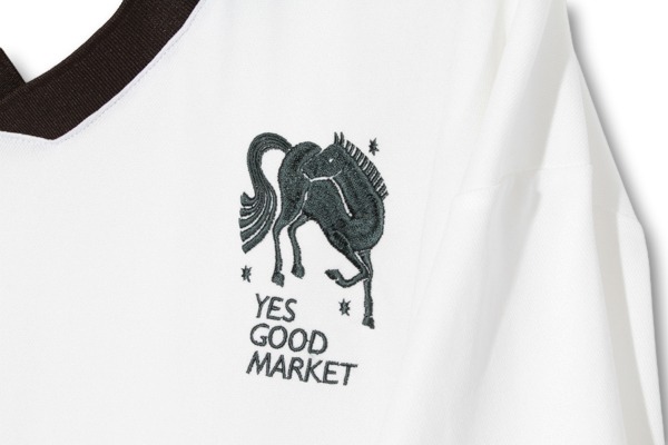 【中古】YGM YES GOOD MARKET × 中田みのり JERSEY SHT ジャージ ゲームシャツ MENS WHITE ホワイト /●  メンズ_3