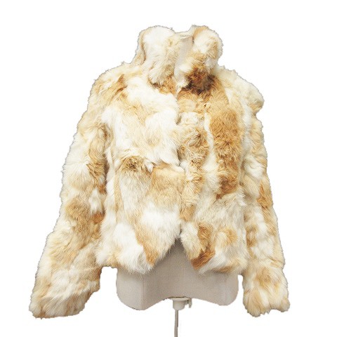 中古 ビバユー Viva You ラビットファー ジャケット ブルゾン スタンドカラー 2 ベージュ 茶 1 1 レディースの通販はau Pay マーケット ブランド古着のベクトル