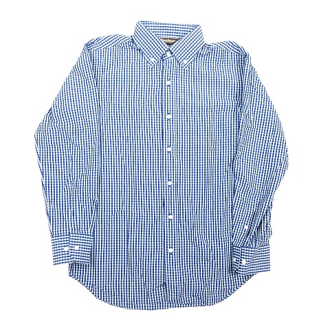 中古 ポールスチュアート Paul Stuart シャツ 長袖 ボタンダウン チェック カットソー M 青 白 25 4 メンズの通販はau Pay マーケット ブランド古着のベクトル