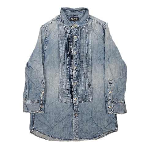中古 ナノユニバース Nano Universe デニム シャツ ブラウス 長袖 カットソー M インディゴ 16 5 レディースの通販はau Pay マーケット ブランド古着のベクトル