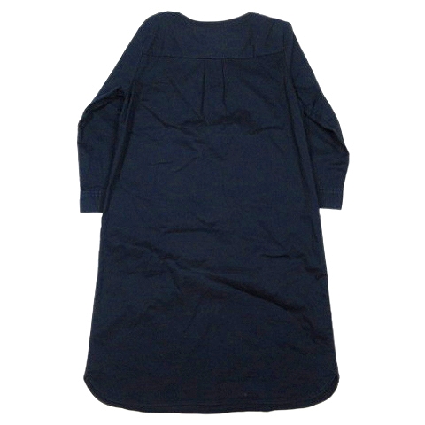 中古 シップス Ships Colors ワンピース 長袖 スリットネック ハーフ プルオーバー カットソー ネイビー 7 4の通販はau Pay マーケット ブランド古着のベクトル