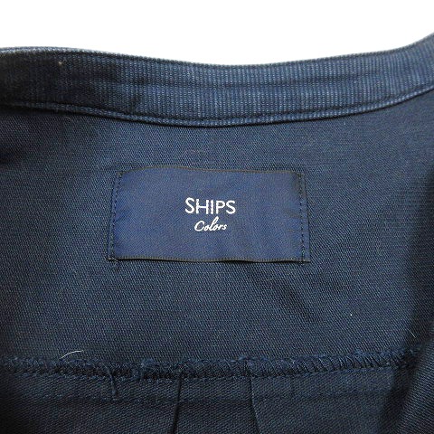 中古 シップス Ships Colors ワンピース 長袖 スリットネック ハーフ プルオーバー カットソー ネイビー 7 4の通販はau Pay マーケット ブランド古着のベクトル