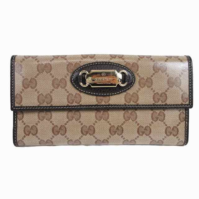 超特価格安 Gucci - グッチ GUCCI 長財布 GGキャンバス GGクリスタルの