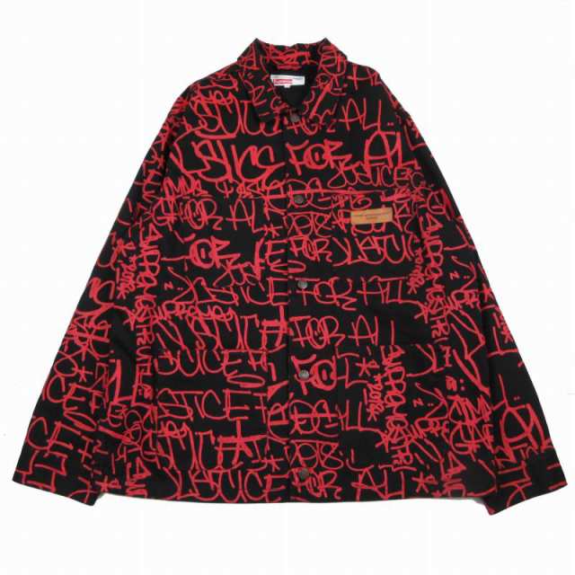 中古】極美品 18AW シュプリーム × コムデギャルソンシャツ Painted