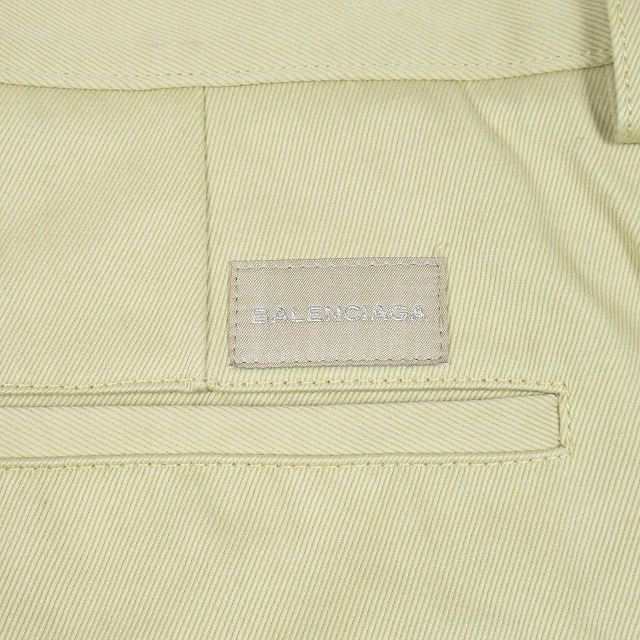 【中古】18SS バレンシアガ BALENCIAGA 508471 TYE16 コットン ストレート パンツ チノパン ボタンフライ FE2 ｜au  PAY マーケット