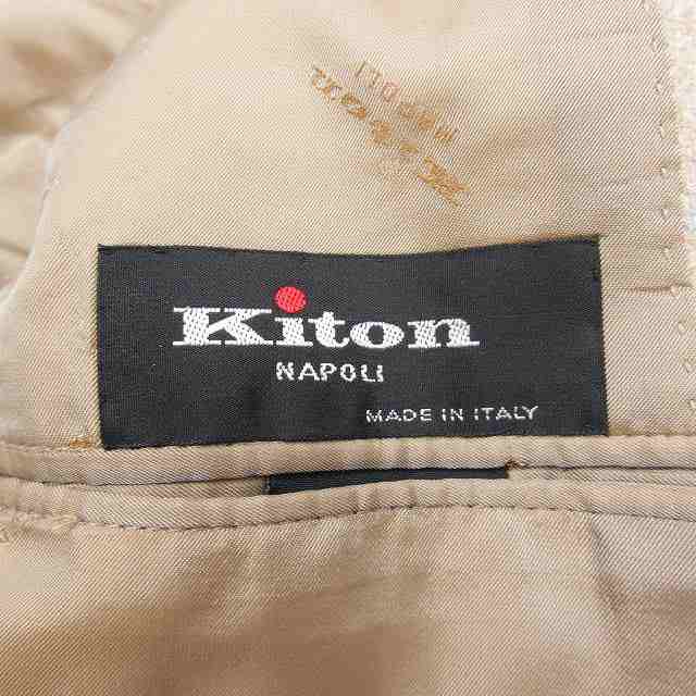 中古】極美品 キトン Kiton キートン カシミヤ 100％ チェック