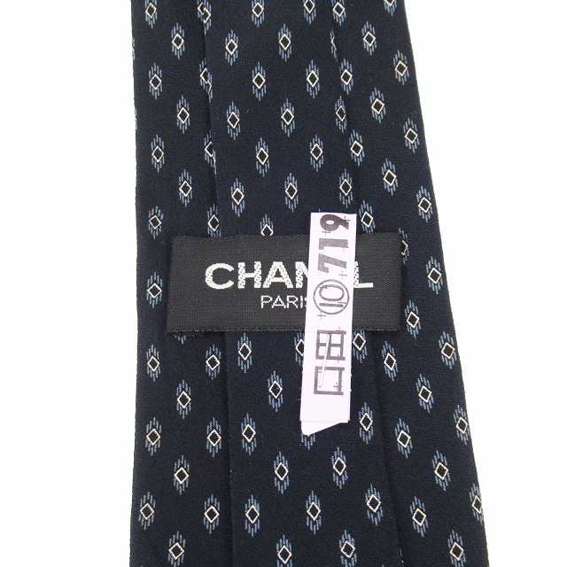 爆買い人気】 CHANEL - CHANEL シャネル ロゴ ネクタイ レギュラー 総