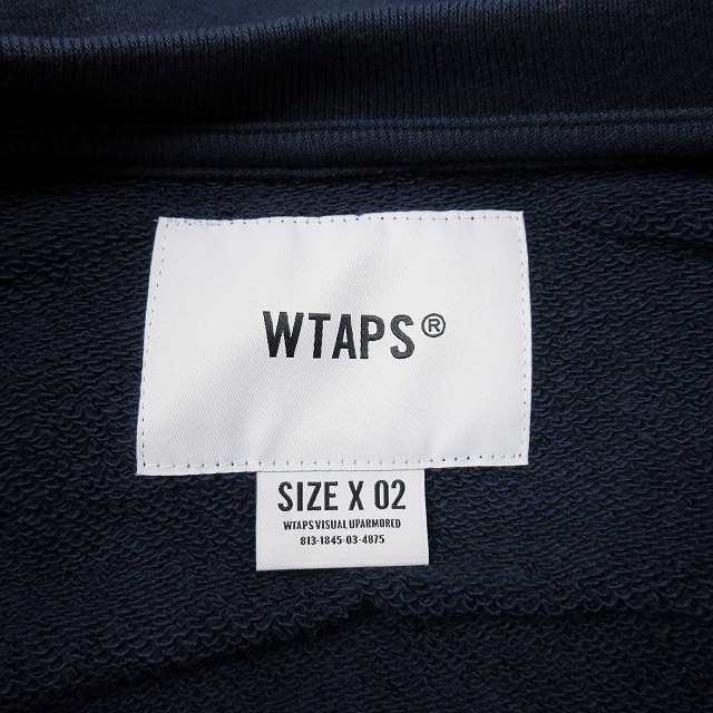 美品 22ss WTAPS アカデミー スウェット クルーネック ロゴ プリント