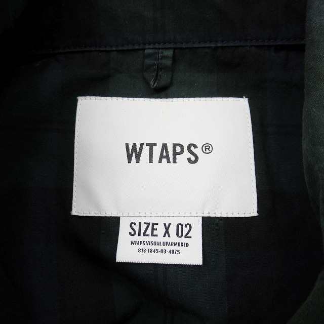 中古】極美品 22ss WTAPS WCPO/SS/COTTON.BROADCLOTH.TEXTILE オーバー