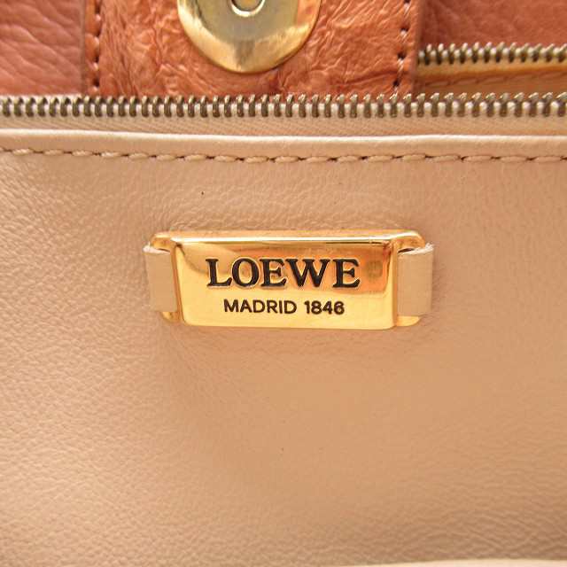 中古】ロエベ LOEWE ヴィンテージ アナグラム トートバッグ