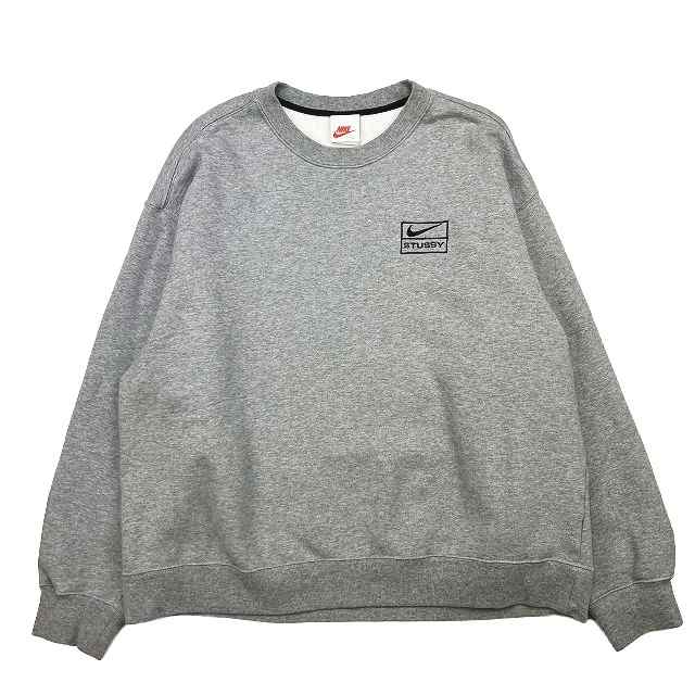 中古】20ss ナイキ NIKE×STUSSY NRG BR CREW FLEECE コラボ