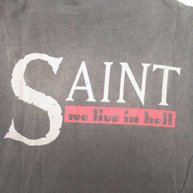 中古】美品 23ss セントマイケル SS TEE WE LIVE HELL Tシャツ