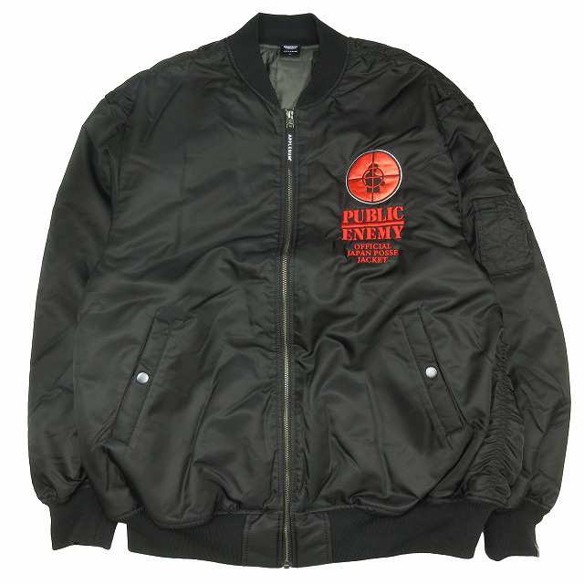 【中古】美品 23AW アップルバム APPLEBUM PUBLIC ENEMY MA-1 JACKET パブリックエネミー フライト ジャケット