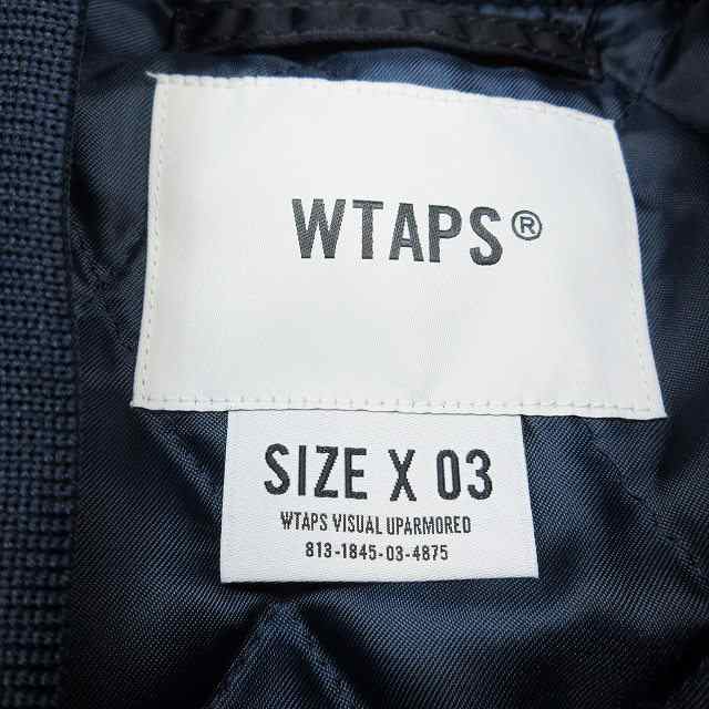 【中古】極美品 22SS ダブルタップス WTAPS TEAM JACKET NYLON TWILL TEXTILE クロスボーン チーム ジャケット