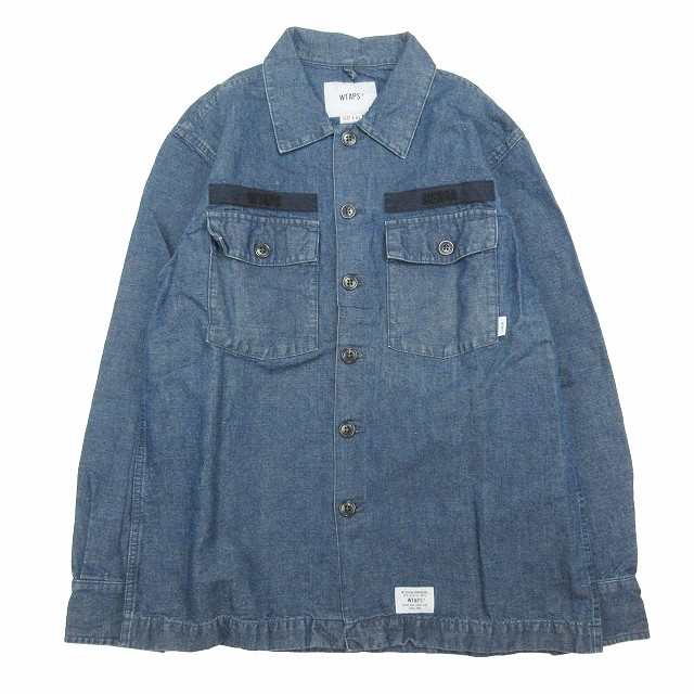 美品 18SS ダブルタップス WTAPS BUDS LS 01 SHIRT.LICO.CHAMBRAY ...