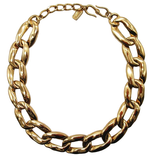 SAINT LAURENT ゴールドチェーンブレスレット 【公式通販】