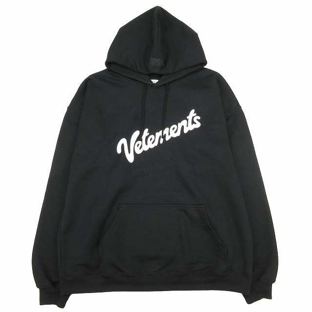 【中古】22AW ヴェトモン ベトモン VETEMENTS スウィート ロゴ フーディー パーカー プリント 裏毛 ジャージー生地