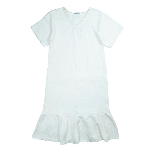 【中古】未使用品 エマテイラー Emma Taylor コットン ワッフル サーマル ワンピース 38 L オフホワイト /BLM5 の通販は 5,000円