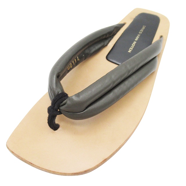 22SS【DRIES VAN NOTEN】Striped slides フラットサンダル dries van noten フラットサンダル（22SS【DRIES VAN NOTEN