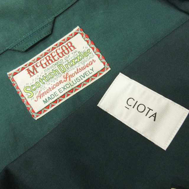 【中古】美品 23SS シオタ × マクレガー CIOTA × McGREGOR Drizzler Jacket ドリズラー ジャケット スビンコットン