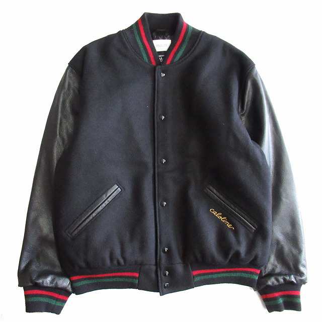 【中古】未使用品 22aw キャルオーライン × セトルマイヤーズ VARSITY JACKET 世界26着限定 バーシティジャケット