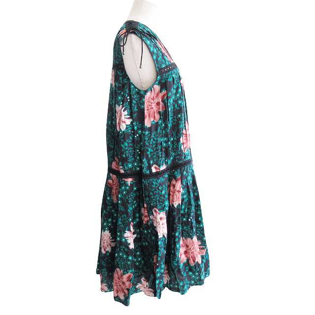 【中古】美品 18ss トッカ Enlee GINGERFLOWER ワンピース ジンジャーフラワー プリント ドレス 花柄/♪8 の通販は abmoghatari.ir
