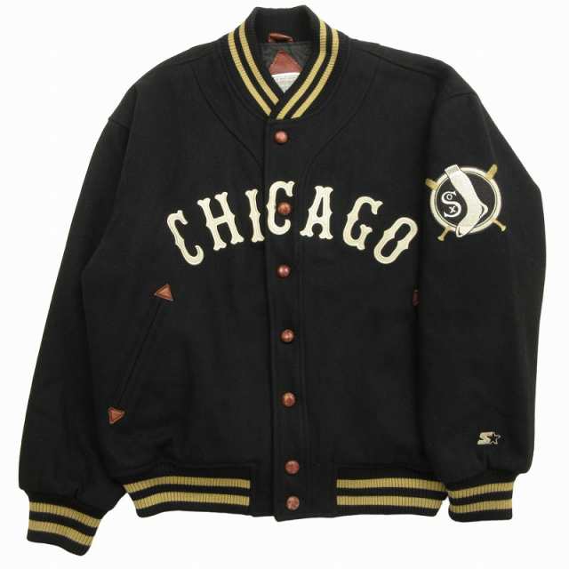 【中古】vintage シカゴ ホワイトソックス スタジャン メルトン スターター STARTER CHICAGO WHITE SOX MLB