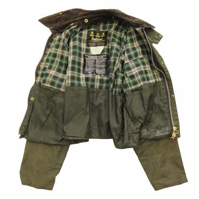 中古】1991年製 90s バブアー Barbour SPEY スペイ ワックス オイルド フィッシング ジャケット ミリタリー - その他ジャケット ・アウター