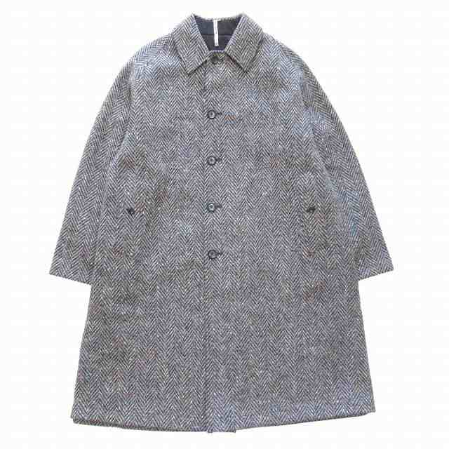 【中古】極美品 アナトミカ ANATOMICA SINGLE RAGLAN COAT シングルラグランコート リバーシブル 一枚袖 ツイード