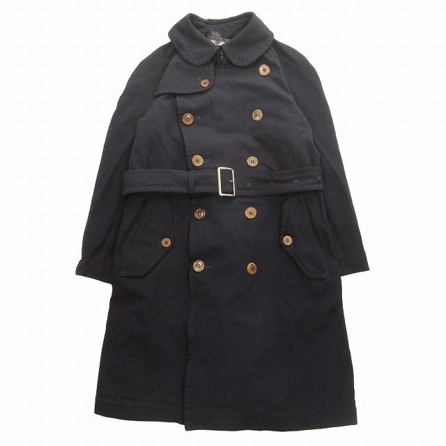 【中古】09AW コムデギャルソンコムデギャルソン COMME des GARCONS COMME des GARCONS ポリ縮絨 トレンチ コートの通販は 12,876円