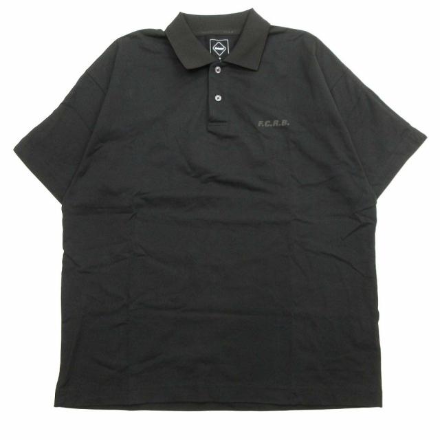 【中古】23SS エフシーレアルブリストル ビッグ ロゴ ワイド ポロシャツ 半袖 プリント ストレッチ ジャージー TKY の通販は 10,440円